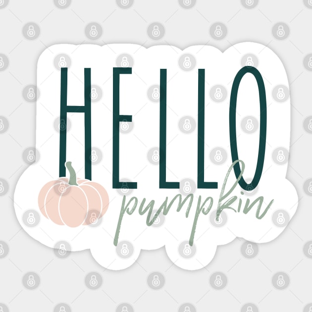 Hello Pumpkin © GraphicLoveShop Sticker by GraphicLoveShop